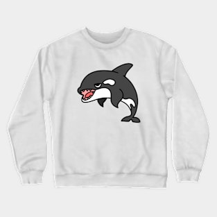 Cute Orca Killer Whales Crewneck Sweatshirt